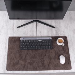 Masa Pedi (70*40 cm) Ofis Masa Koruyucusu, Ev Çalışma Masası Koruyucu Kahverengi