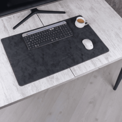 Masa Pedi (70*40 cm) Ofis Masa Koruyucusu, Ev Çalışma Masası Koruyucu Siyah