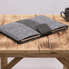 Keçe Laptop Kılıfları 13''/13.3''/14 inç Macbook Air Ve Ultrabook / Evrak Çantası Yeşil