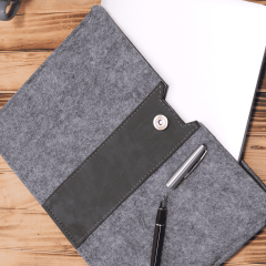 Keçe Laptop Kılıfları 13''/13.3''/14 inç Macbook Air Ve Ultrabook / Evrak Çantası Yeşil
