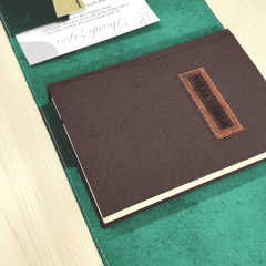 Hakiki Deri El Yapımı Ajanda Kitap Defter Kılıfı